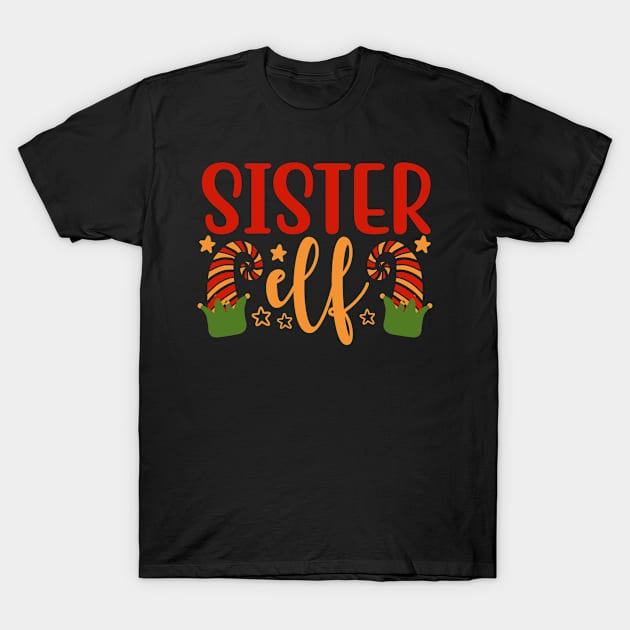 Sister Elf T-Shirt by APuzzleOfTShirts